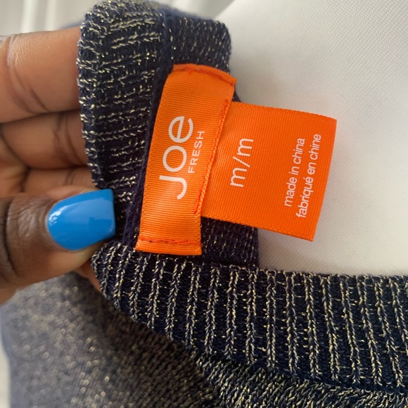 Joe Fresh shimmer sweater top - Picture 5 of 6